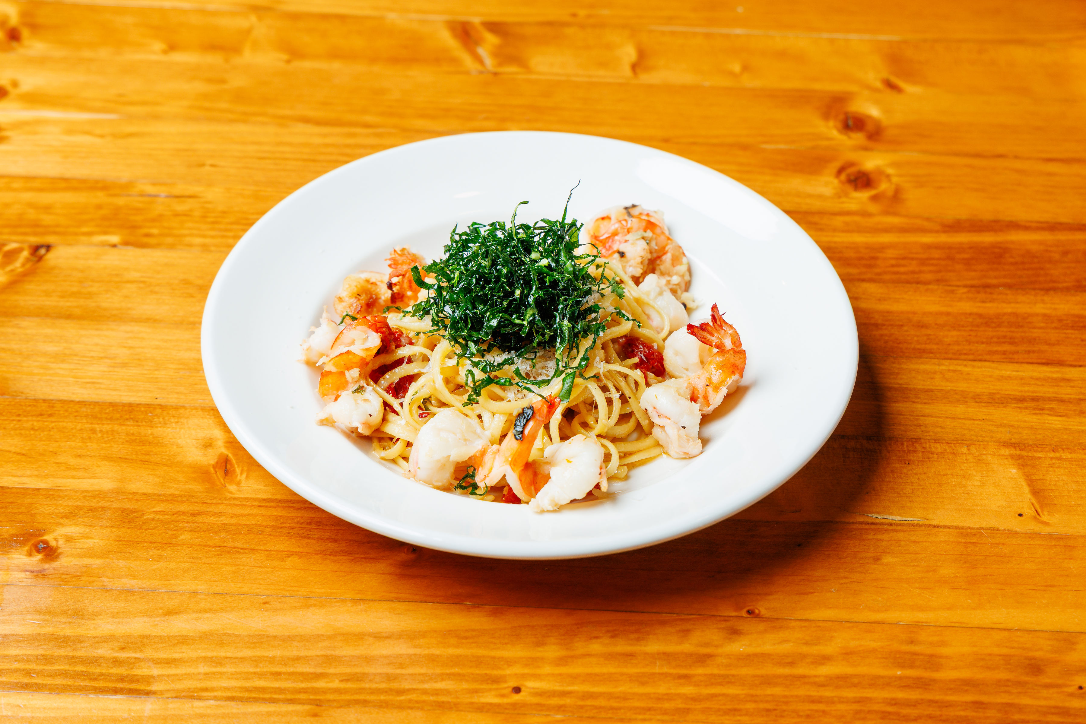 Shrimp al Ajillo Pasta