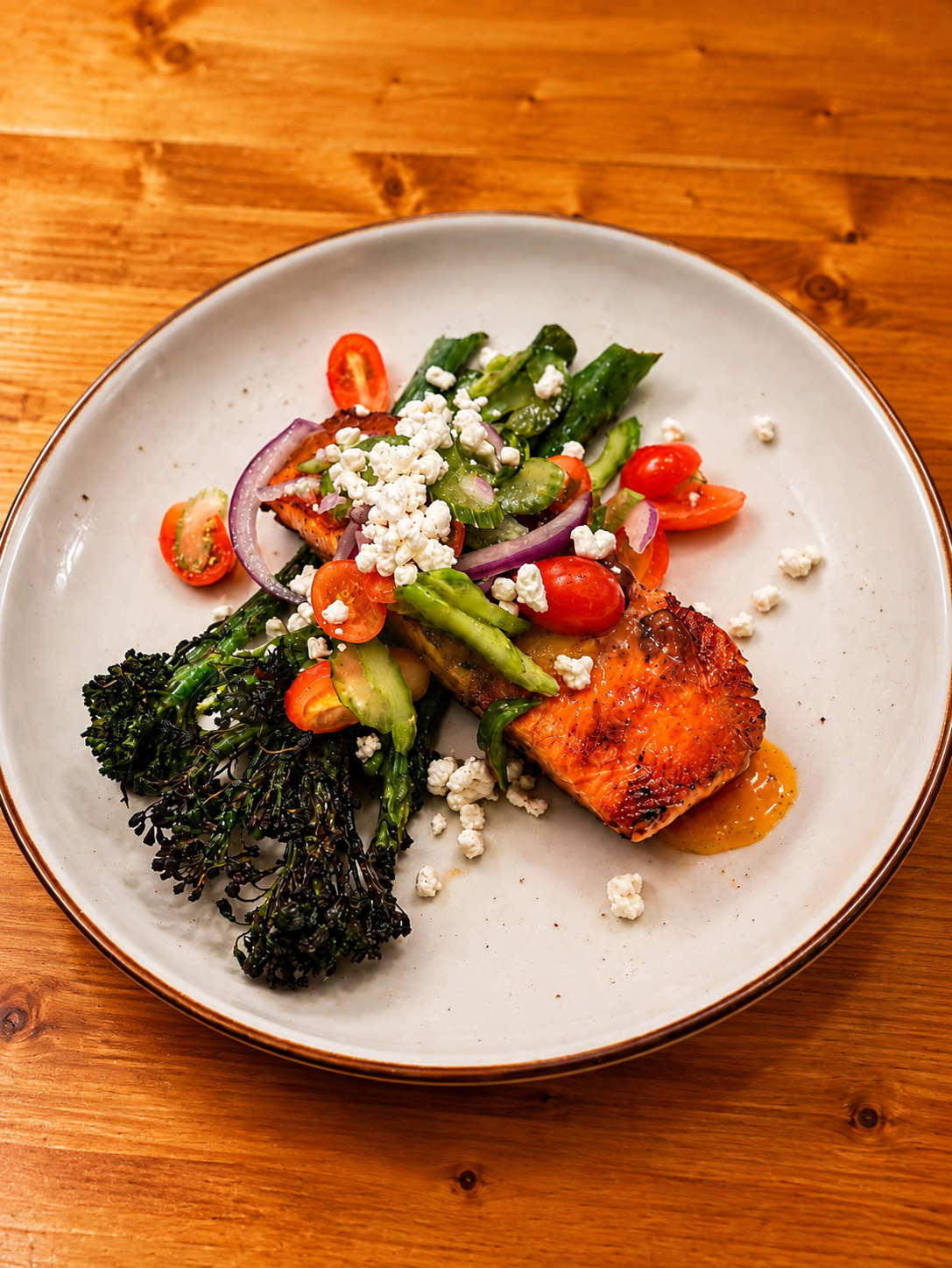 Passion Fruit Glazed Salmon
